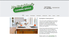 Desktop Screenshot of myneighborscleaning.com